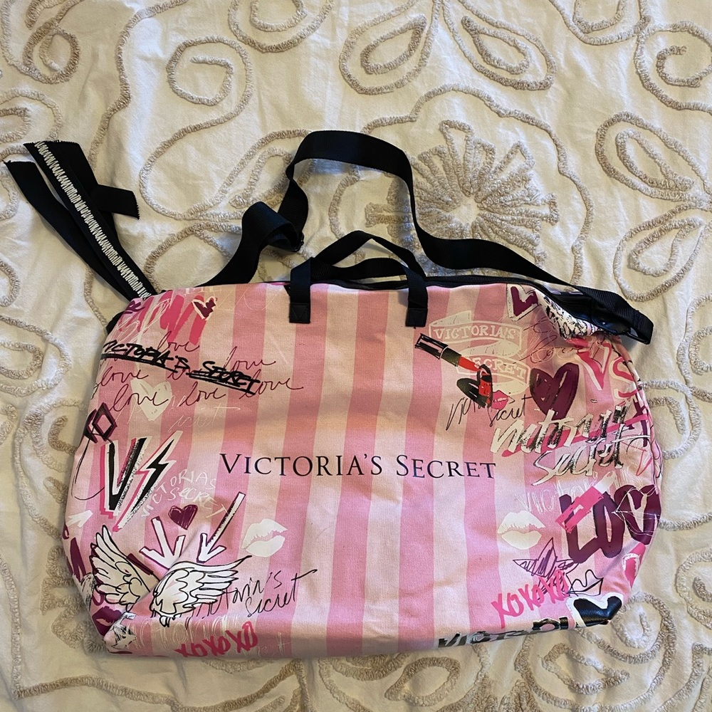 Victoria’s Secret Graffiti Tote/Shoulder Bag